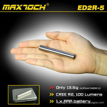 Maxtoch-ED2R-5 Edelstahl Cree-Mini-LED-Taschenlampe